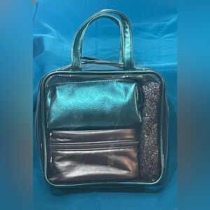 Metallic Teal Tote Bag 4 piece